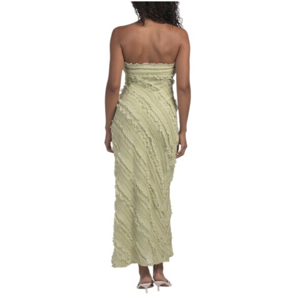 ENDLESS ROSE Strapless Ruffled Maxi Dress - Picture 2 of 3